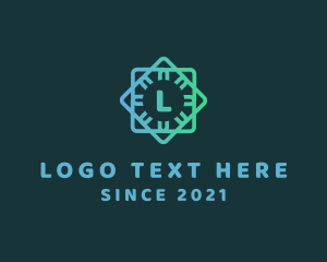 Decoration - Geometric Tile Flooring logo design