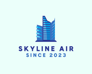 Skyline Building Metropolis logo design