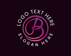 Outfit - Elegant Thread Letter B logo design