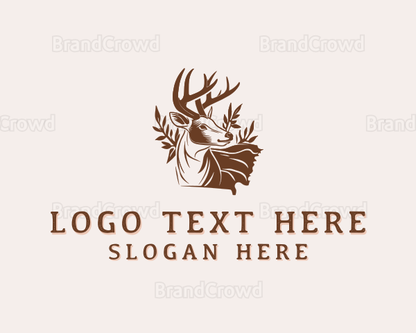 Deer Moose Elk Logo