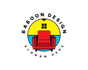 Interior Design Chair logo design