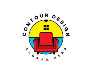 Interior Design Chair logo design