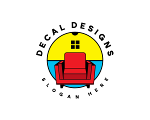 Interior Design Chair logo design