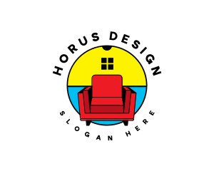 Interior Design Chair logo design