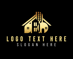 Minimal - Deluxe Home Architecture logo design