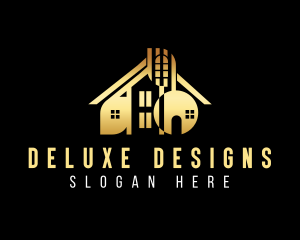 Deluxe - Deluxe Home Architecture logo design