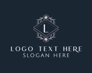 Floral Leaf Decoration Logo