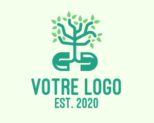 Prescription Drugs - Green Organic Plant Supplement logo design
