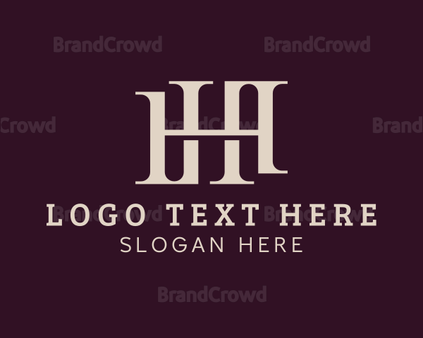 Legal Professional Letter H Logo