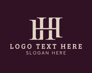 Letter H - Legal Professional Letter H logo design