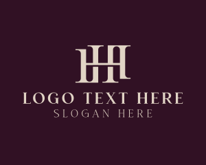 Venture Capital - Legal Consultant Letter H logo design