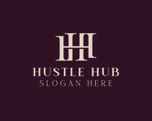 Legal Consultant Letter H logo design