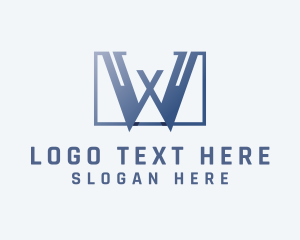 Firm - Startup Company Letter W logo design