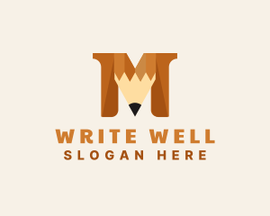 Pencil - Pencil Writing Education logo design