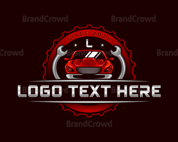 Auto Repair Car Restoration Logo