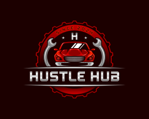 Auto Repair Car Restoration logo design