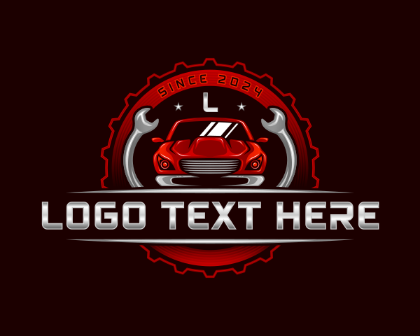 Cogwheel - Auto Repair Car Restoration logo design