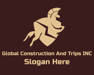 Stallion Shield Equestrian  Logo