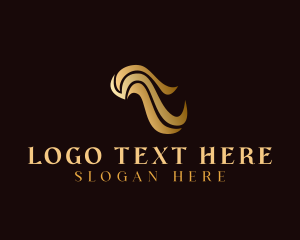 Gold - Styling Hair Salon logo design