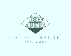 Beer Brewery Barrel logo design