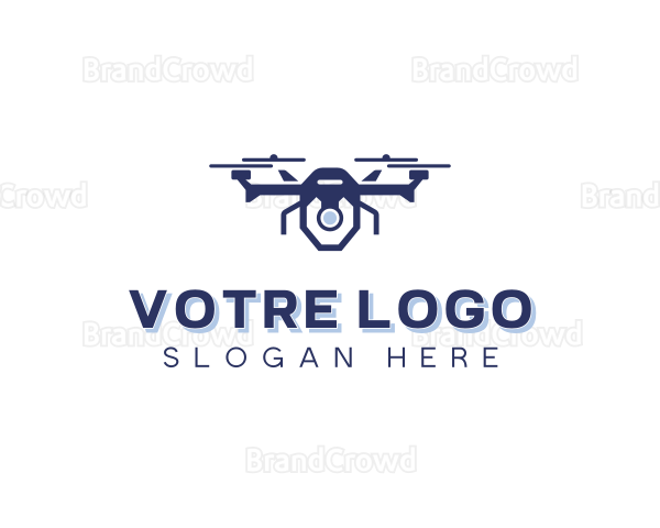 Camera Drone Surveillance Logo