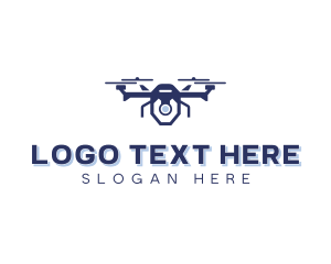 Videography - Camera Drone Surveillance logo design