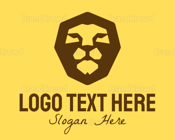 Safari Lion Head Logo