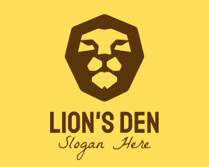 Safari Lion Head logo design