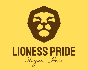 Safari Lion Head logo design