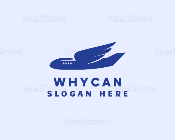 Airplane Aviation Wings Logo