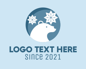 Arctic - Winter Polar Bear logo design