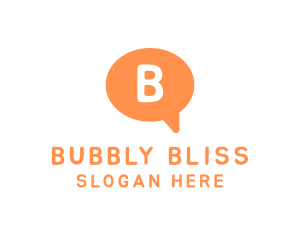 Chat Bubble App logo design