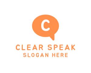 Speech - Chat Bubble App logo design