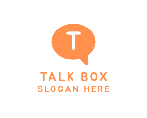 Chat Box - Chat Bubble App logo design