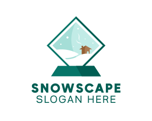 Snow - Square Snow Decoration logo design