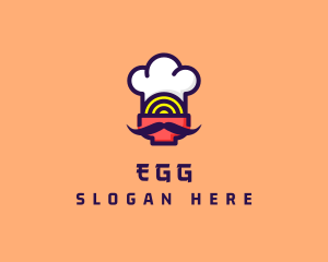 Food Stand - Oriental Noodle Chef logo design