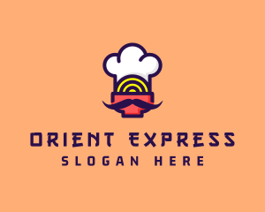 Oriental Noodle Chef logo design