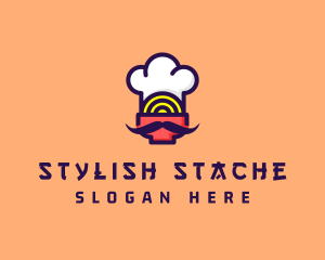 Oriental Noodle Chef logo design