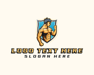 Physique - Shield Strongman Fitness logo design