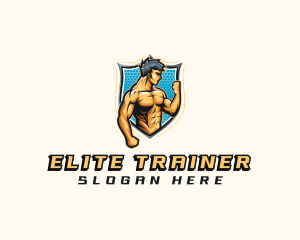 Shield Strongman Fitness logo design