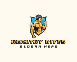 Shield Strongman Fitness logo design