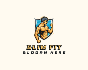 Shield Strongman Fitness logo design