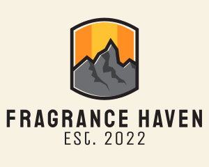 Sunset Mountain Camping  logo design