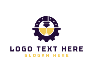 Cogs - Industrial Laser Cutting Machinery logo design