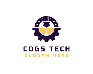 Cogs - Industrial Laser Cutting Machinery logo design