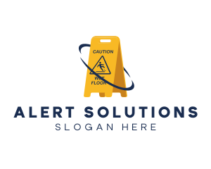 Caution - Caution Slippery Signage logo design