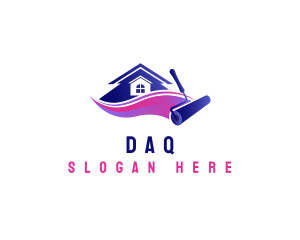 Painting Home Improvement Logo