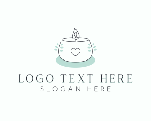 Aromatherapy - Scented Candle Spa logo design
