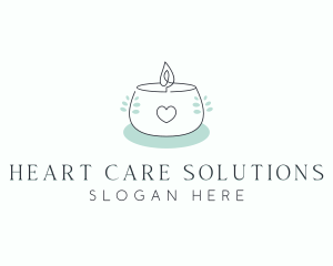 Scented Candle Spa logo design