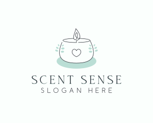 Scented Candle Spa logo design